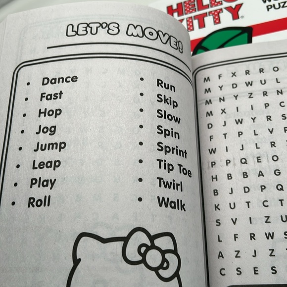 Hello Kitty Jumbo Word Search Puzzle Books 3 Count Bundle New - Picture 6 of 10